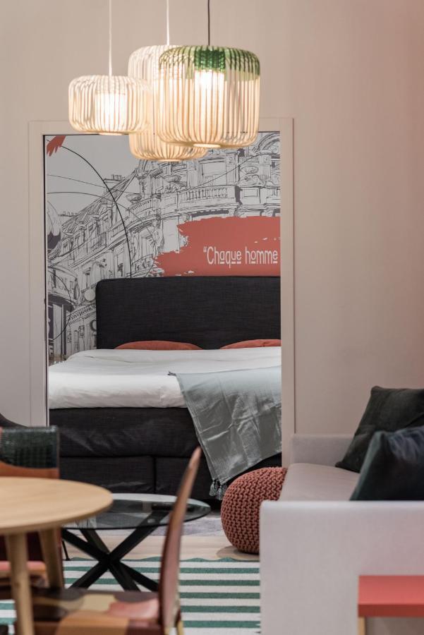 SUITE SARTRE : au cœur de la Rive Gauche, neuf, design, 2/4 personnes Paris Exterior foto